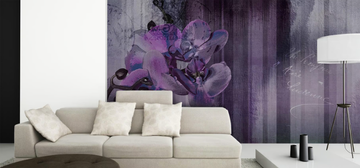 ORCHID WALLPAINT - Vinyl or fyber glass wallpaper by N.O.W. Edizioni - view 3
